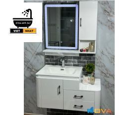 TỦ LAVABO ÂM NHỰA PVC 70X47