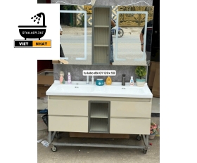 TỦ LAVABO NHỰA PVC 120X50