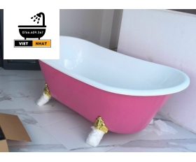 BỒN TẮM CHÂN RỒNG - MÀU HỒNG