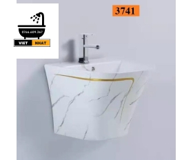 3741 lavabo treo vân đá 