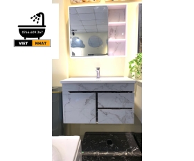 TỦ NHỰA PVC MÀU TRẮNG VÂN ĐÁ 80-47