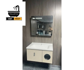 TỦ NHỰA MÀU BE  2 CÁNH - TỦ FULL GƯƠNG