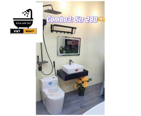 COMBO NHÀ TẮM BÀN ĐÁ