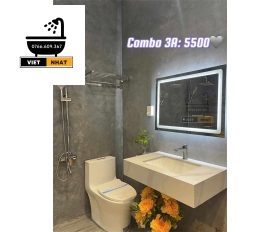 COMBO NHÀ TẮM BÀN ĐÁ LAVABO ÂM
