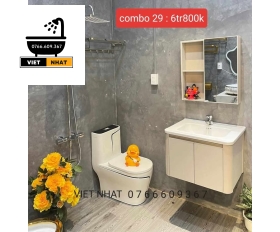 COMBO NHÀ TẮM TỦ BE