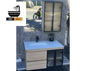 TỦ LAVABO MẶT ĐÁ TRẮNG 80X47