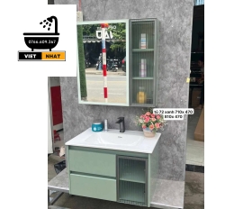 TỦ NHỰA PVC MÀU XANH - 80X47