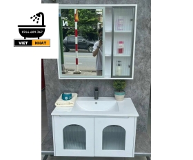 TỦ LAVABO TRẮNG 2 CÁNH 80X47