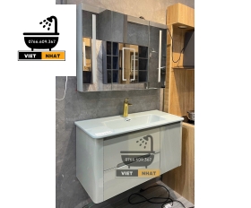 TỦ LAVABO MÀU XANH NGỌC 