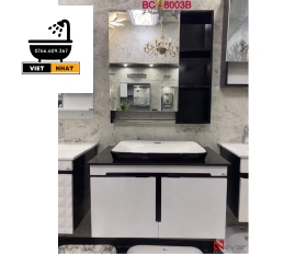 TỦ NHỰA PVC - LAVABO VUÔNG BÁN ÂM - 80X47