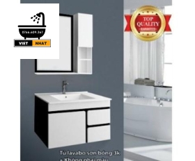 TỦ LAVABO MÃ 31 - NHỰA PVC - LAVABO ÂM 80X47