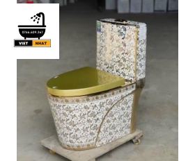 BỒN CẦU VÀNG HỌA TIẾT - HOÀNG GIA