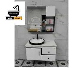 TỦ NHỰA PVC - LAVABO BÁN ÂM - 80X47