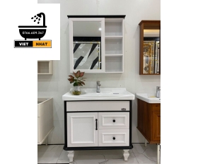 TỦ LAVABO NHỰA PVC - CHÂN TRỤ - 80x47 