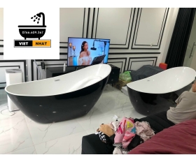 BỒN TẮM PHI THUYỀN OVAL ĐEN
