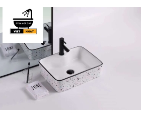 LAVABO VUÔNG CHẤM BI