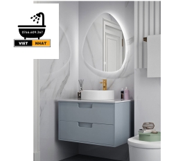 TỦ NHỰA PVC 70X47 LAVABO TRÒN NỔI 