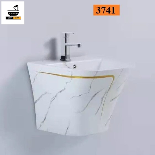 3741 lavabo treo vân đá 