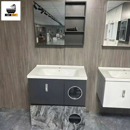 TỦ NHỰA PVC MÀU XÁM TRO  2 CÁNH 