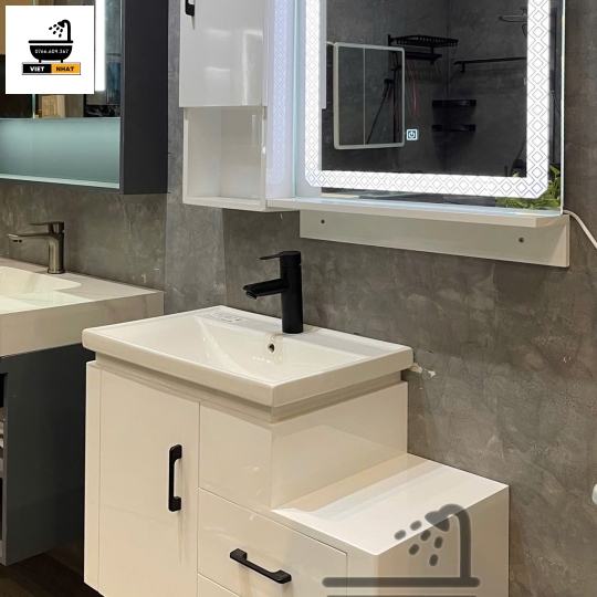 TỦ LAVABO MÀU TRẮNG 70X47
