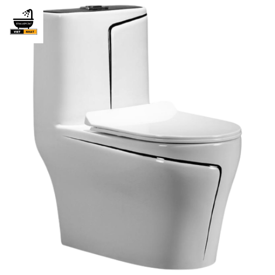 BỒN CẦU TRẮNG CHỈ ĐEN