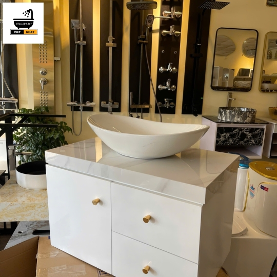 TỦ NHỰA PVC MẶT ĐÁ 80*50