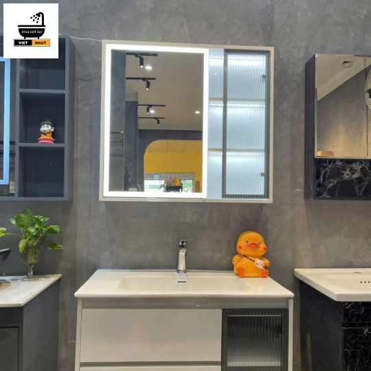 TỦ LAVABO TRẮNG 80X50