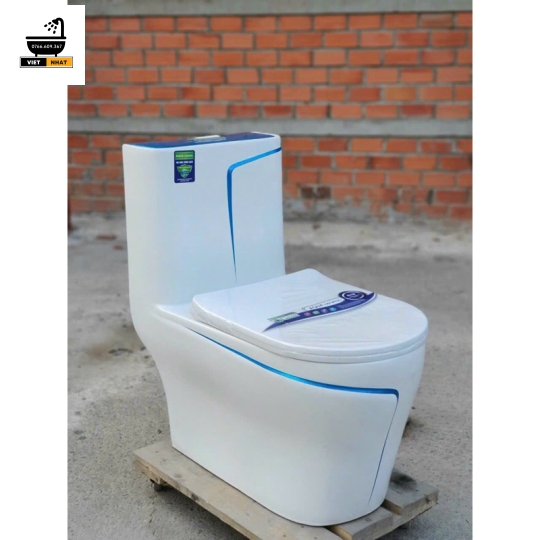 BỒN CẦU TRẮNG CHỈ XANH 