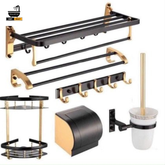 PHỤ KIỆN 7 MÓN - VÀNG ĐEN 