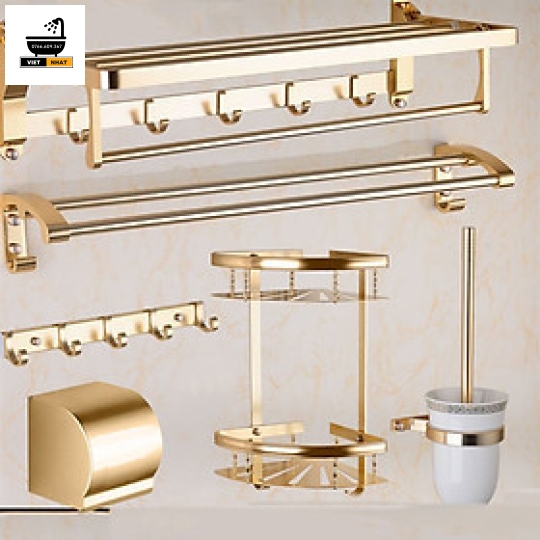 PHỤ KIỆN NHÀ TẮM VÀNG - 7 MÓN 